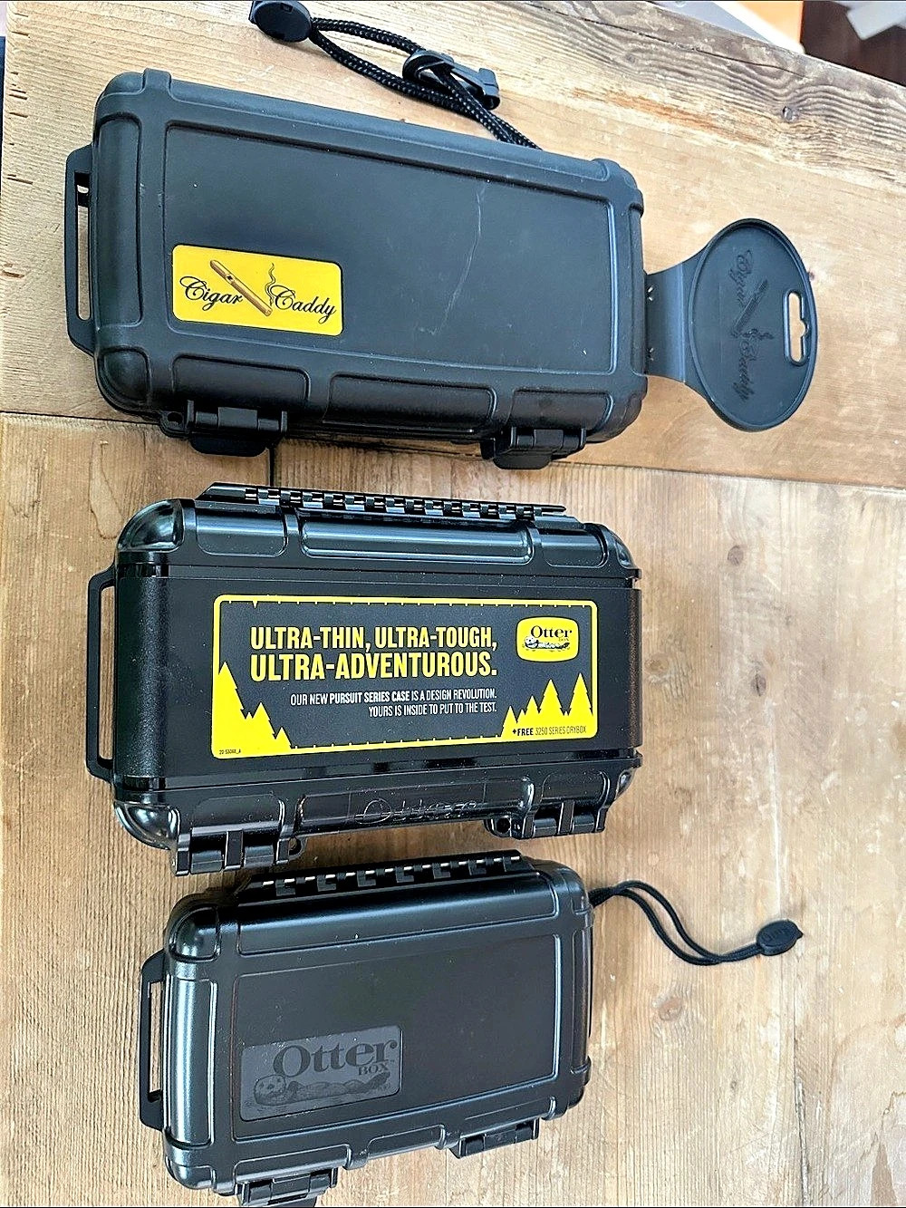 OtterBox Cigar Caddy drybox Travel Series Black Cigar Cases Set